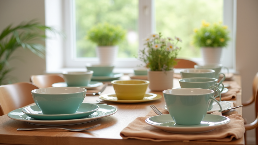 Beautiful table setting with everyday dinnerware