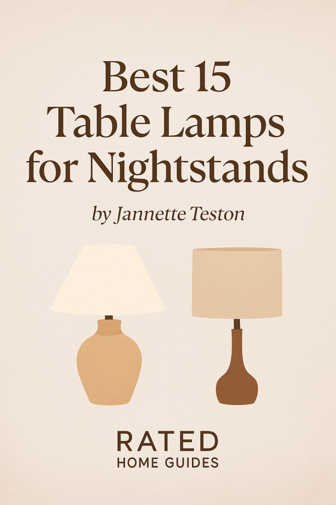 Best 15 Table Lamps For Nightstands 2025
