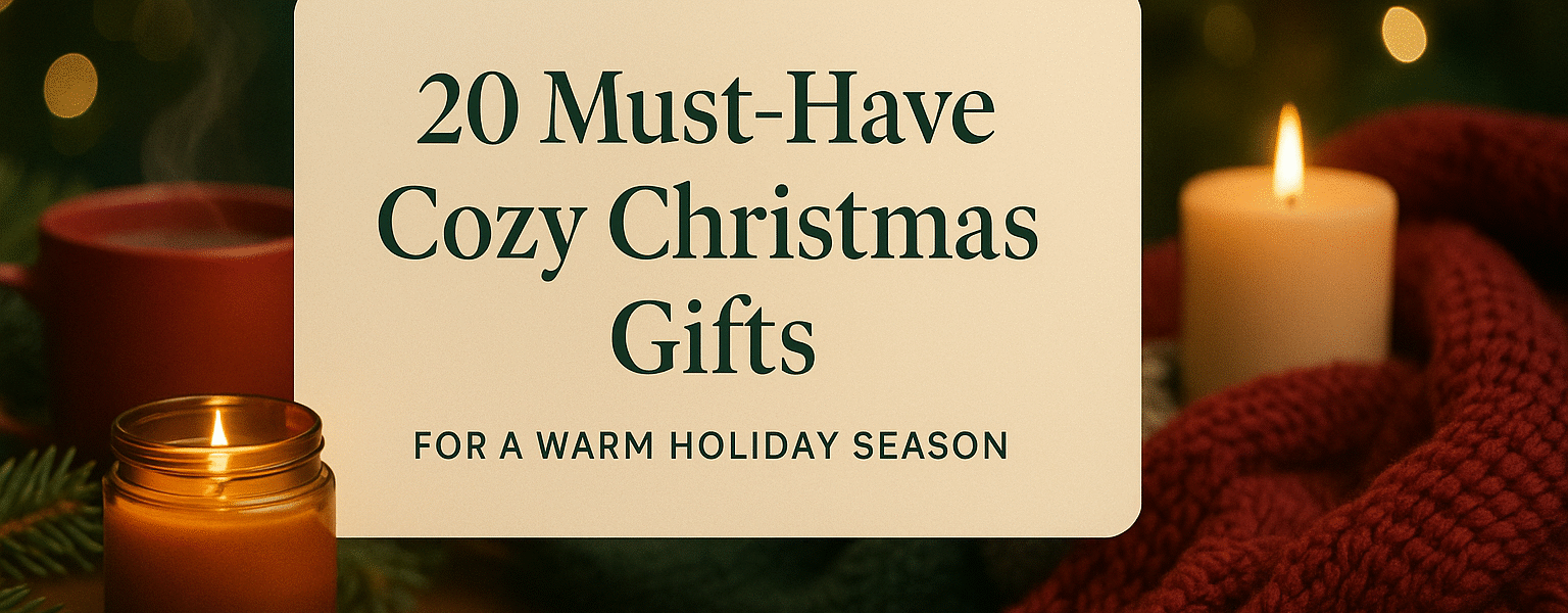 20 Must-Have Cozy Christmas Gifts for a Warm Holiday Season