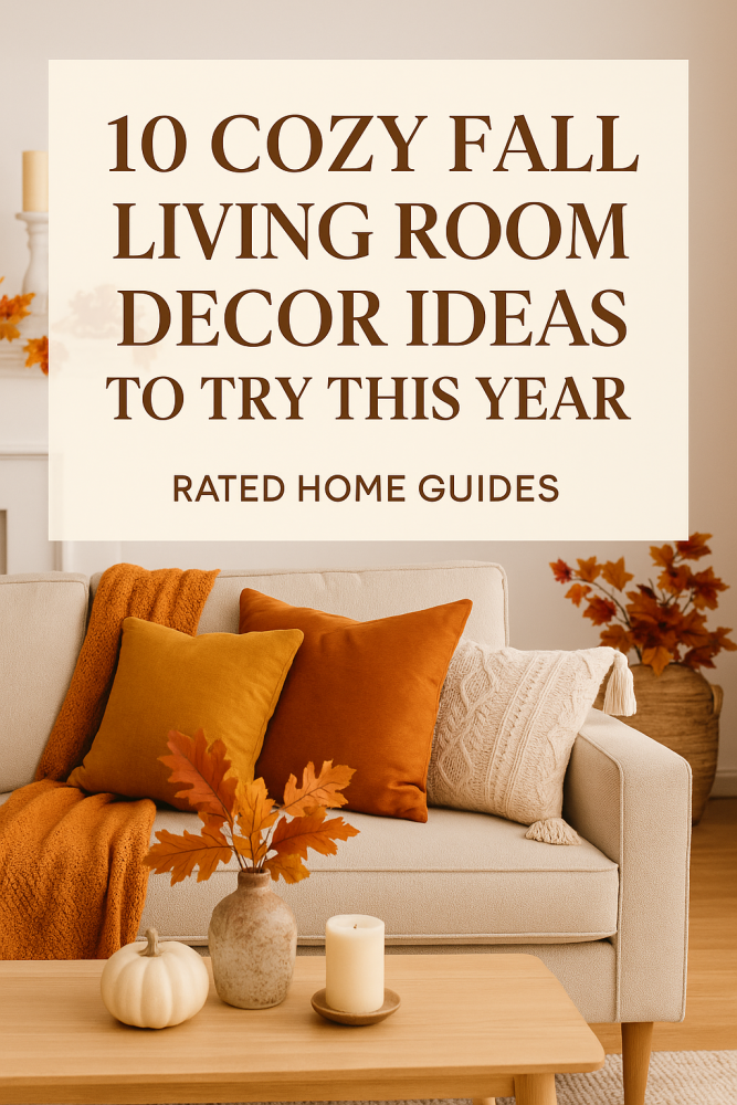 10 Cozy Fall Living Room Decor Ideas To Try This Year