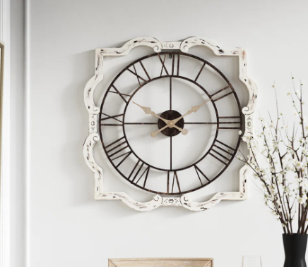 Kelly Clarkson Home Oversized Farmhouse Wall Clock