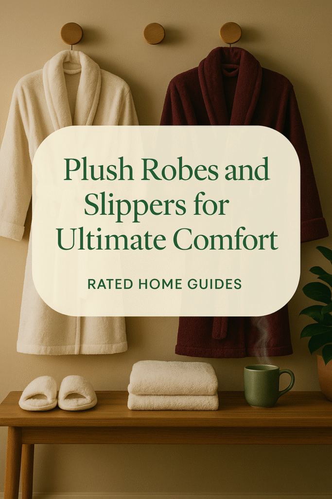 Plush Robes and Slippers for Ultimate Comfort