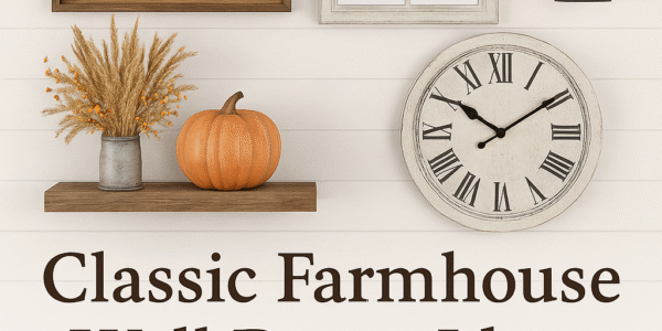 Classic Farmhouse Wall Decor Ideas for Fall Thanksgiving