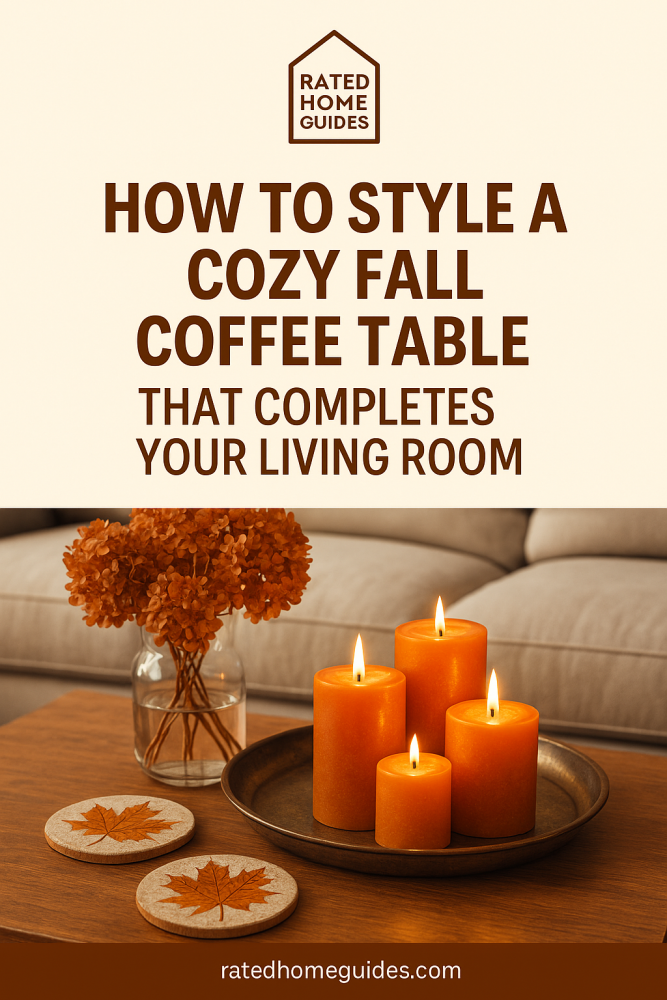 How To Style A Cozy Fall Coffee Table That Completes Your Living Room
