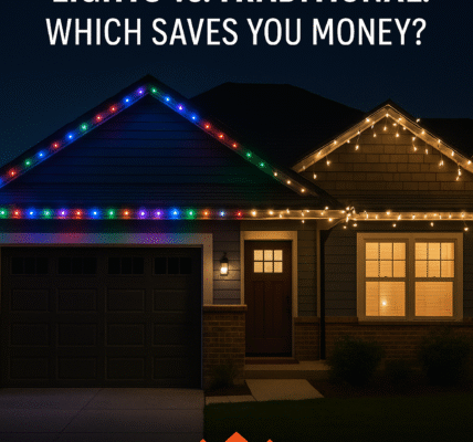 Permanent Christmas Lights vs. Traditional