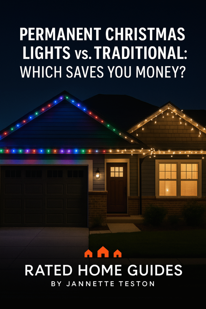 Permanent Christmas Lights vs. Traditional
